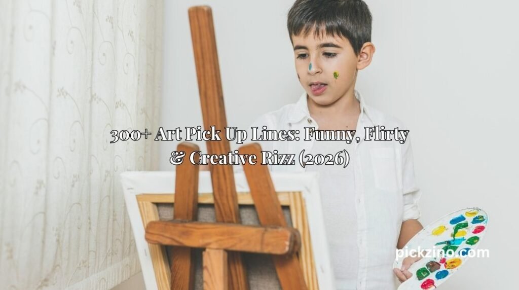 300+ Art Pick Up Lines: Funny, Flirty & Creative Rizz (2026)