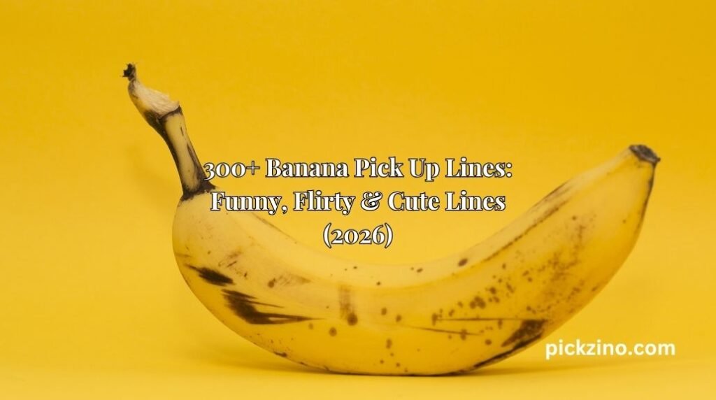 300+ Banana Pick Up Lines: Funny, Flirty & Cute Lines (2026)