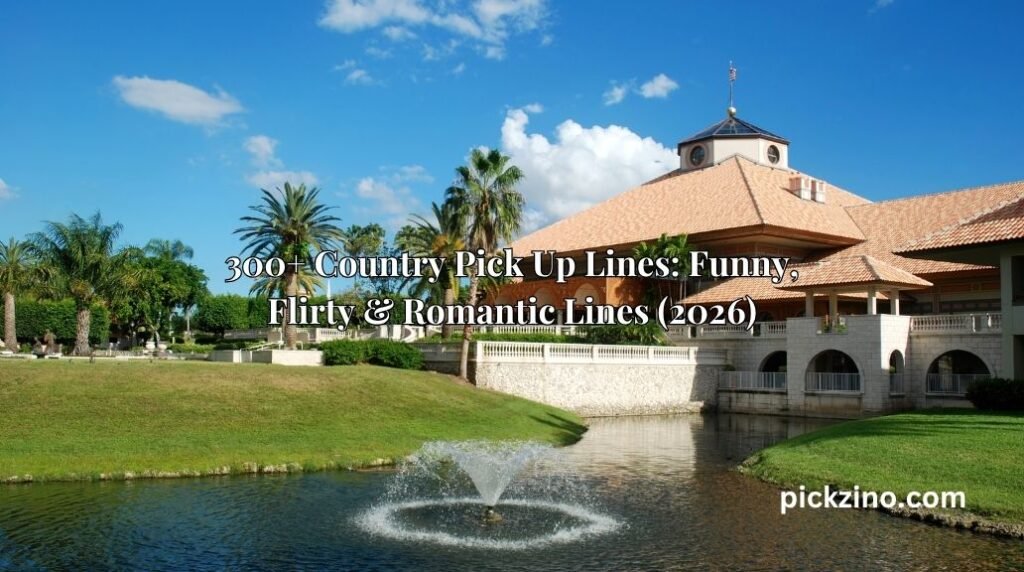 300+ Country Pick Up Lines: Funny, Flirty & Cute Ideas (2026)