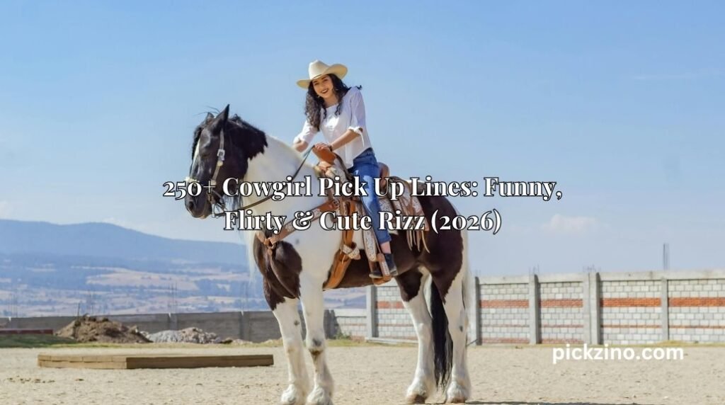 250+ Cowgirl Pick Up Lines: Funny, Flirty & Cute Rizz (2026)
