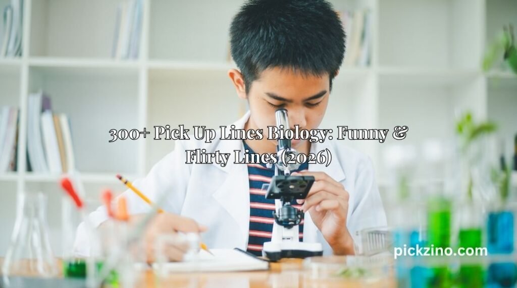 300+ Pick Up Lines Biology: Funny & Flirty Lines (2026)