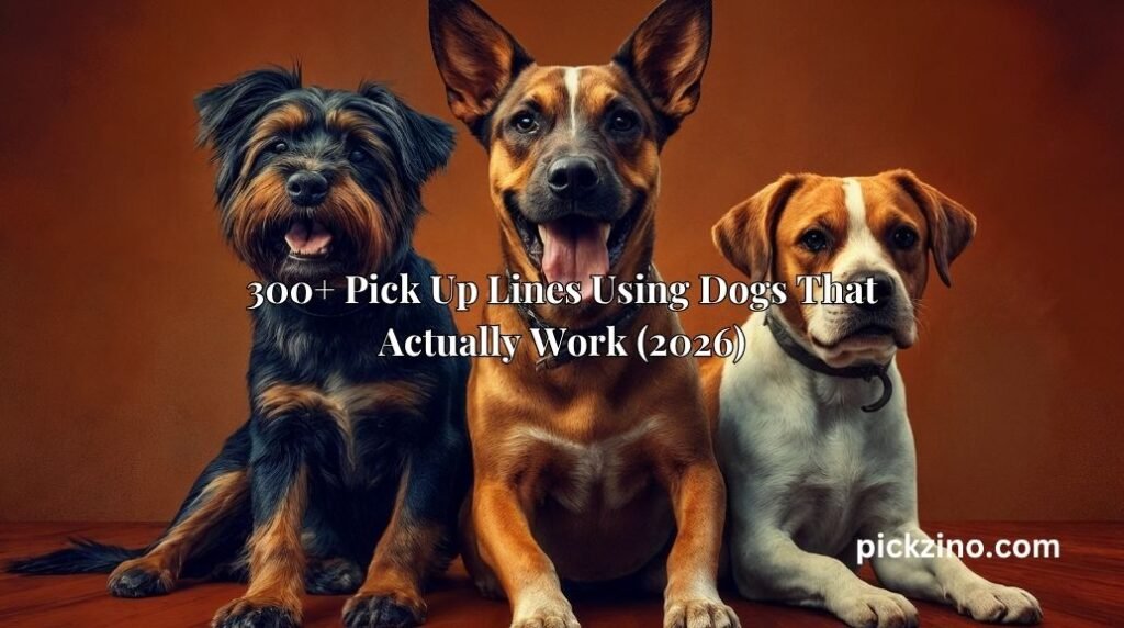 300+ Pick Up Lines Using Dogs That Actually Work (2026)