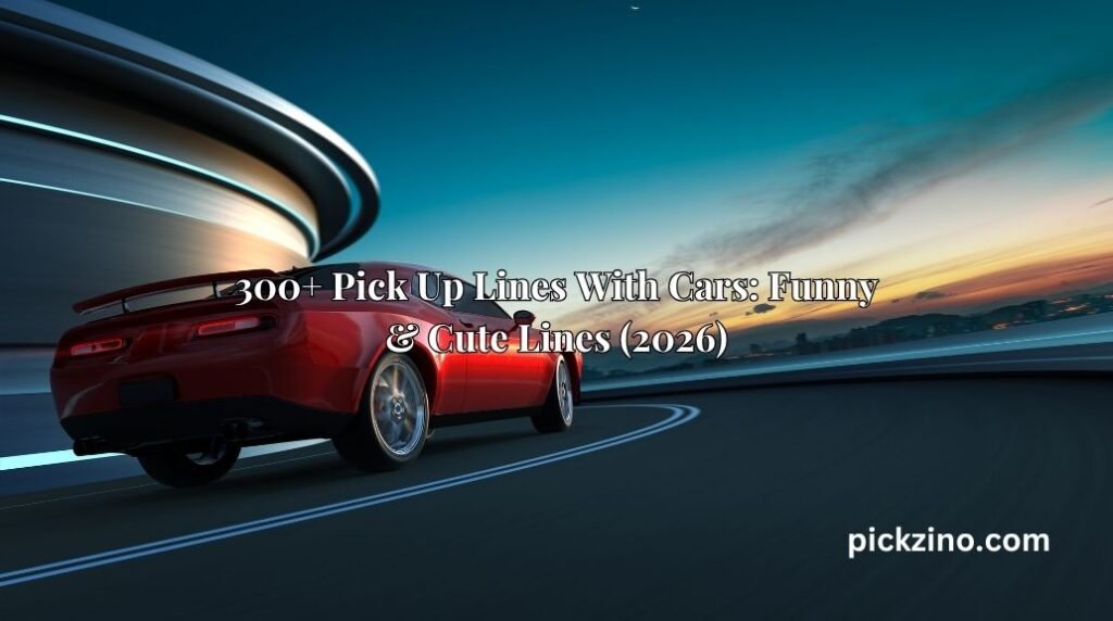 300+ Pick Up Lines With Cars: Funny & Cute Lines (2026)