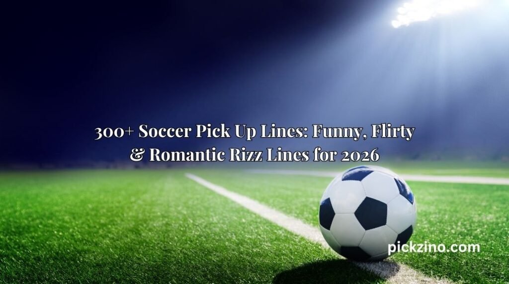 300+ Soccer Pick Up Lines: Funny, Flirty & Cute Rizz
