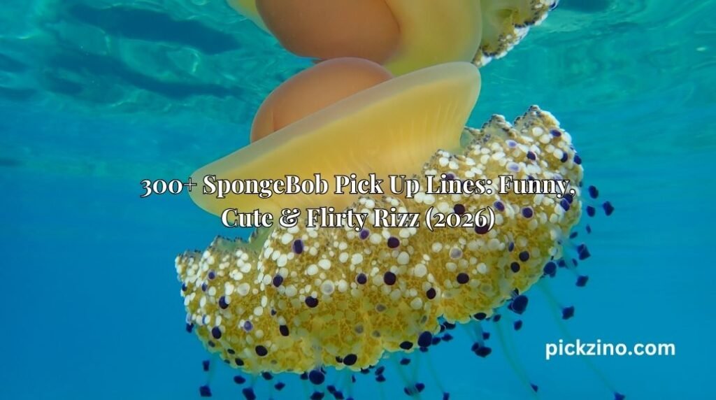 300+ SpongeBob Pick Up Lines: Funny, Cute & Flirty Rizz (2026)