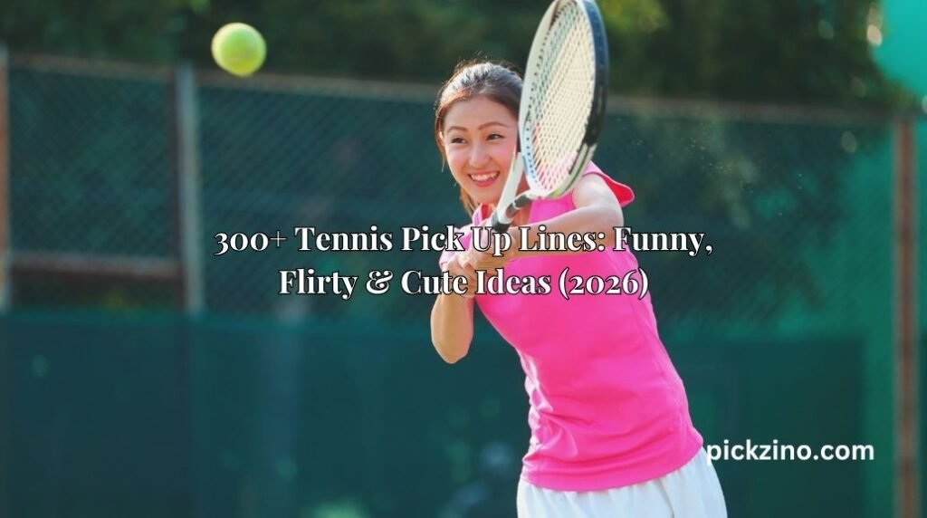 300+ Tennis Pick Up Lines: Funny, Flirty & Cute Ideas (2026)