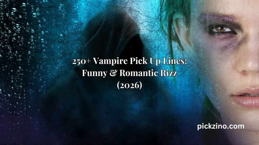 250+ Vampire Pick Up Lines: Funny & Romantic Rizz (2026)