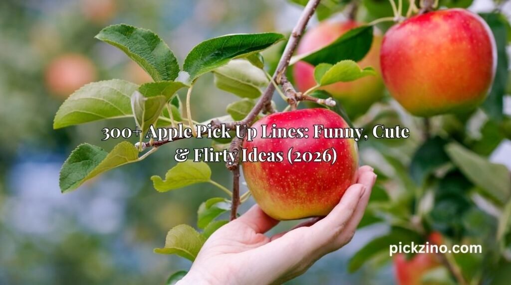 300+ Apple Pick Up Lines: Funny, Cute & Flirty Ideas (2026)