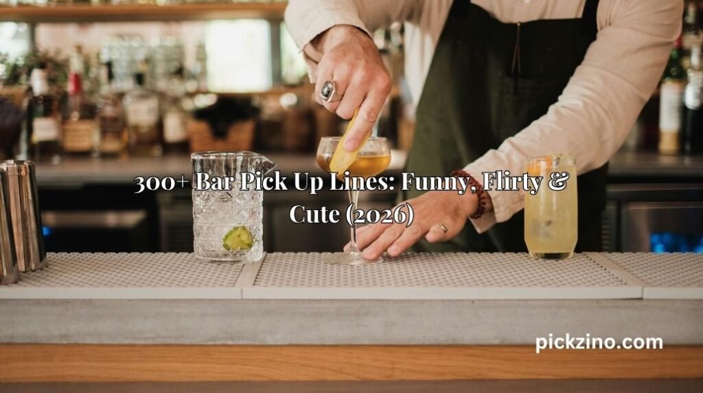 300+ Bar Pick Up Lines: Funny, Flirty & Cute (2026)