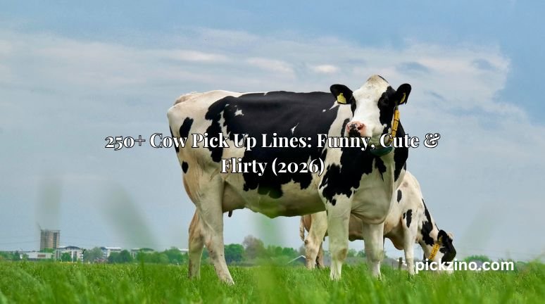 250+ Cow Pick Up Lines: Funny, Cute & Flirty (2026)
