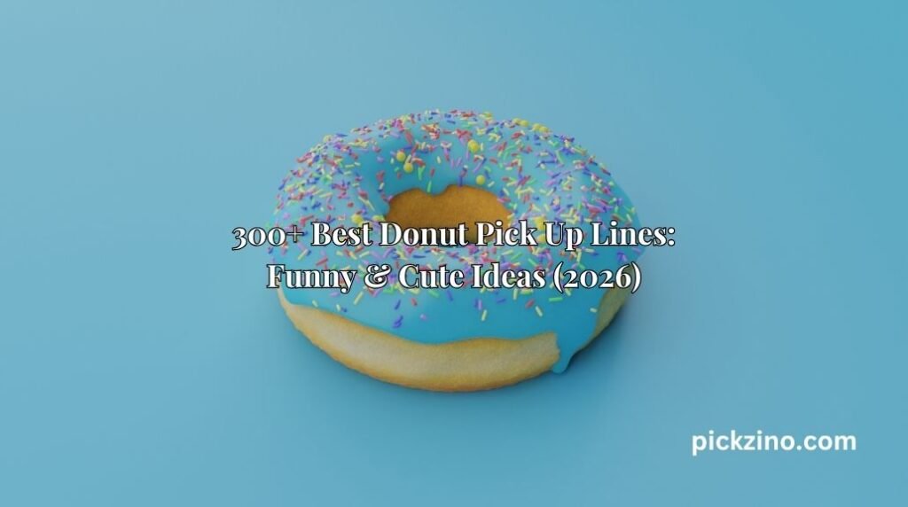 300+ Best Donut Pick Up Lines: Funny & Cute Ideas (2026)