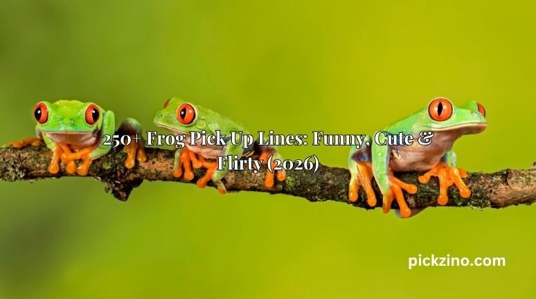 250+ Frog Pick Up Lines: Funny, Cute & Flirty (2026)