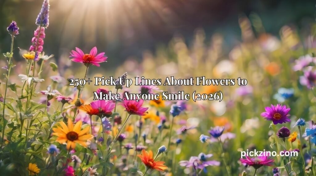 250+ Pick Up Lines About Flowers to Make Anyone Smile (2026)