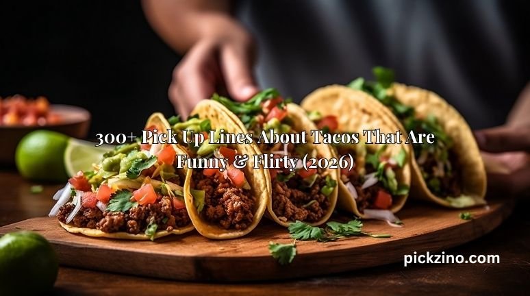 300+ Pick Up Lines About Tacos That Are Funny & Flirty (2026)