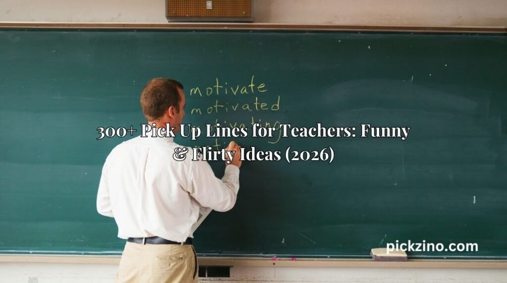 300+ Pick Up Lines for Teachers: Funny & Flirty Ideas (2026)