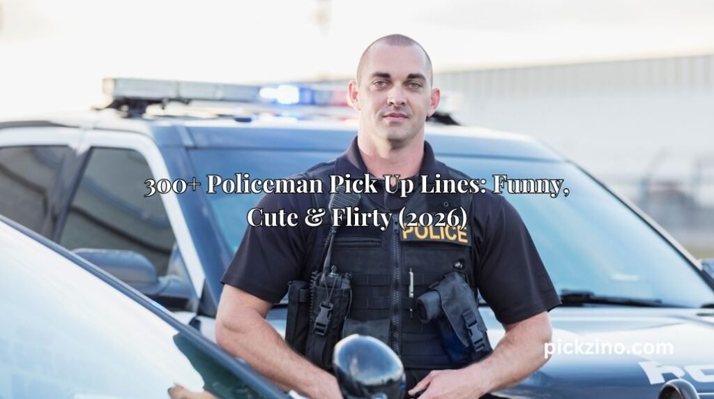 300+ Policeman Pick Up Lines: Funny, Cute & Flirty (2026)