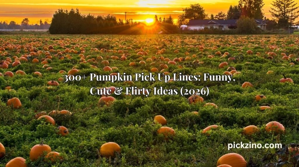 300+ Pumpkin Pick Up Lines: Funny, Cute & Flirty Ideas (2026)