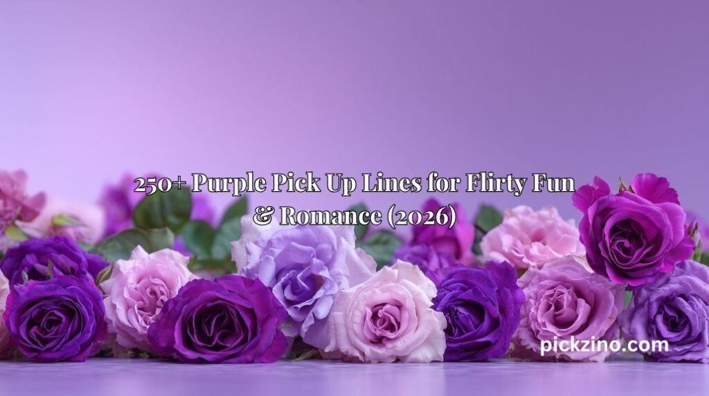 250+ Purple Pick Up Lines for Flirty Fun & Romance (2026)