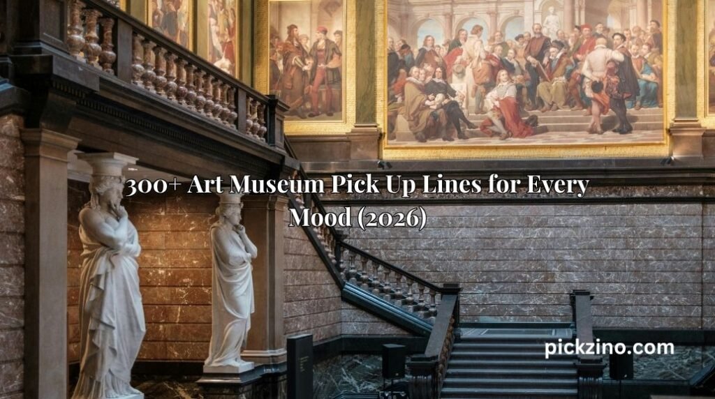 300+ Art Museum Pick Up Lines for Every Mood (2026)