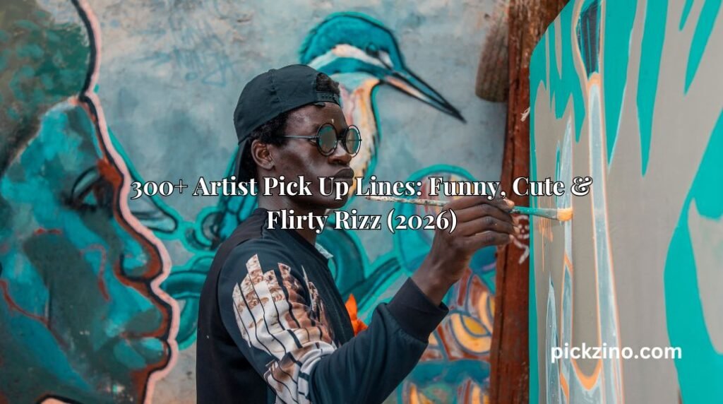 300+ Artist Pick Up Lines: Funny, Cute & Flirty Rizz (2026)