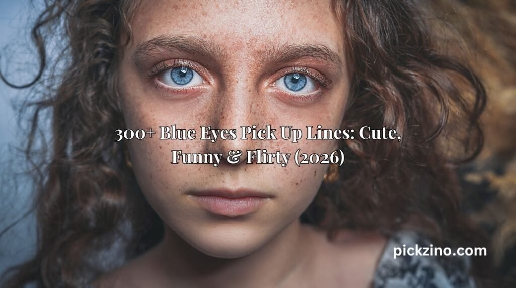 300+ Blue Eyes Pick Up Lines: Cute, Funny & Flirty (2026)
