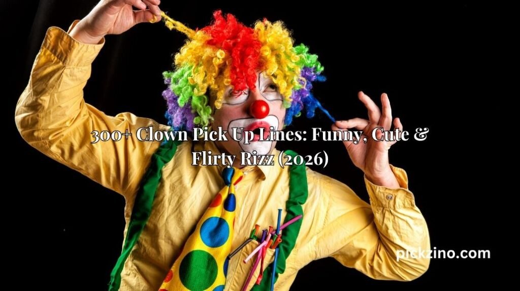 300+ Clown Pick Up Lines: Funny, Cute & Flirty Rizz (2026)