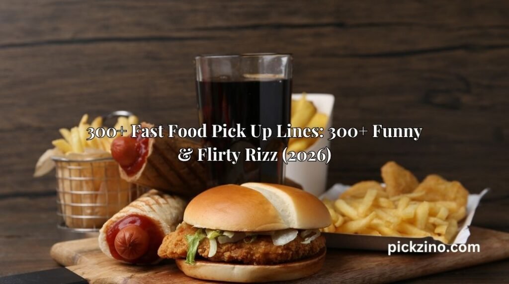 300+ Fast Food Pick Up Lines: Funny & Flirty Rizz (2026)