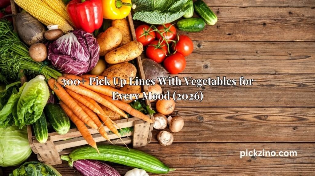 300+ Pick Up Lines With Vegetables for Every Mood (2026)