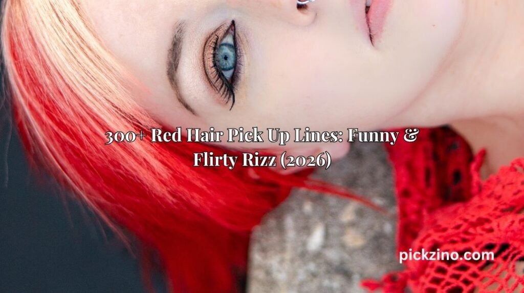 300+ Red Hair Pick Up Lines: Funny & Flirty Rizz (2026)