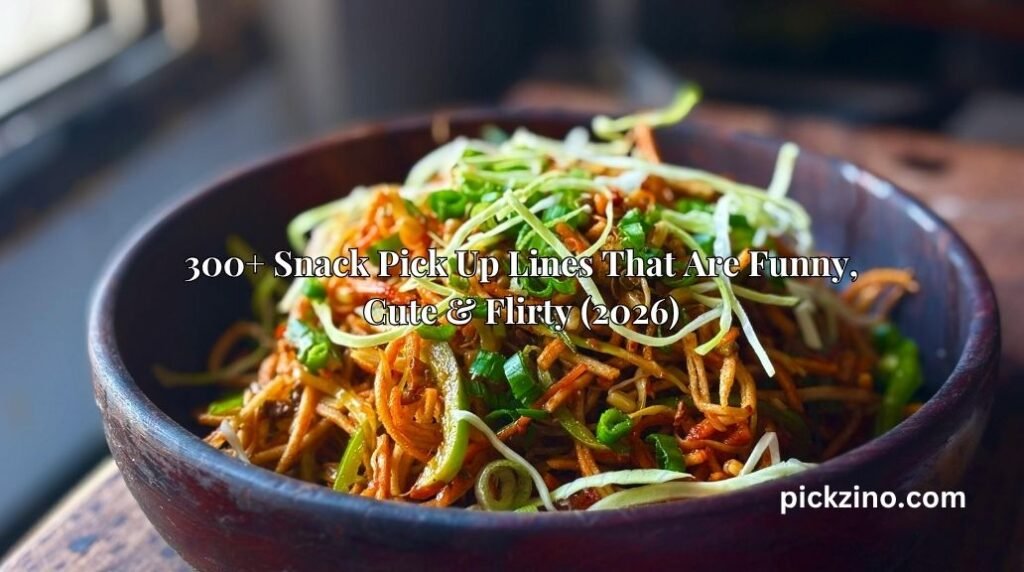300+ Snack Pick Up Lines That Are Funny, Cute & Flirty (2026)