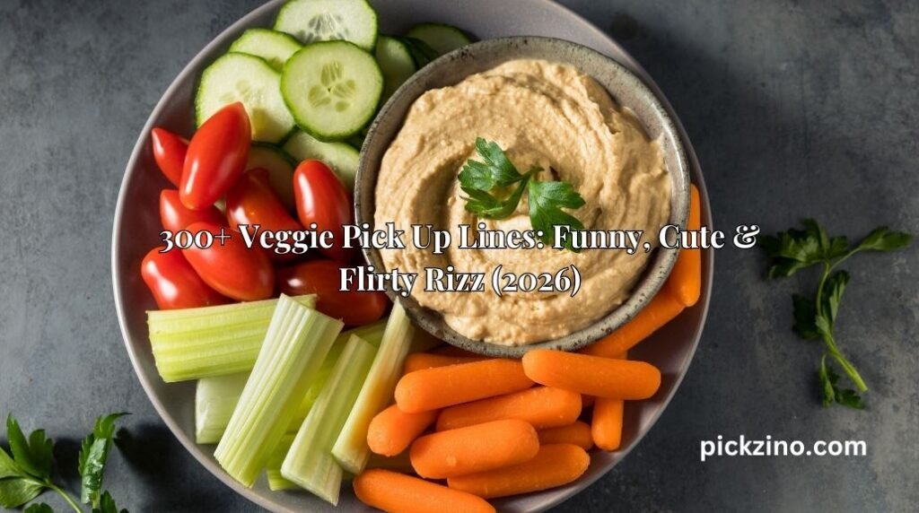 300+ Veggie Pick Up Lines: Funny, Cute & Flirty Rizz (2026)