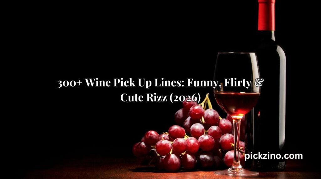 300+ Wine Pick Up Lines: Funny, Flirty & Cute Rizz (2026)